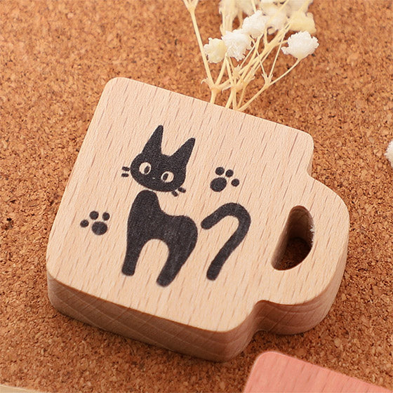 Imán de madera Jiji: Kiki: Entregas a domicilio