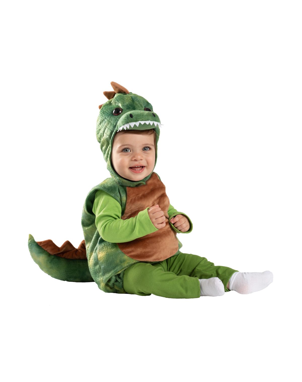 Disfraz de dinosaurio de peluche para bebé