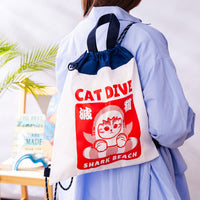 Mochila tipo saco Mofusand Board Shark!
