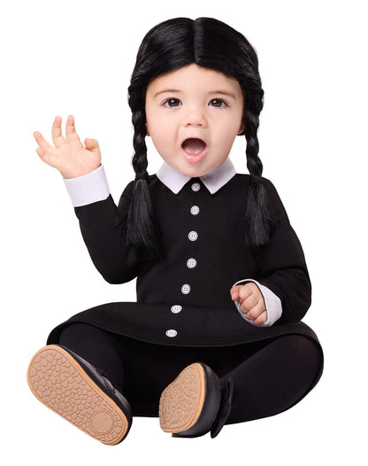 Disfraz infantil de Wednesday Addams - The Addams Family