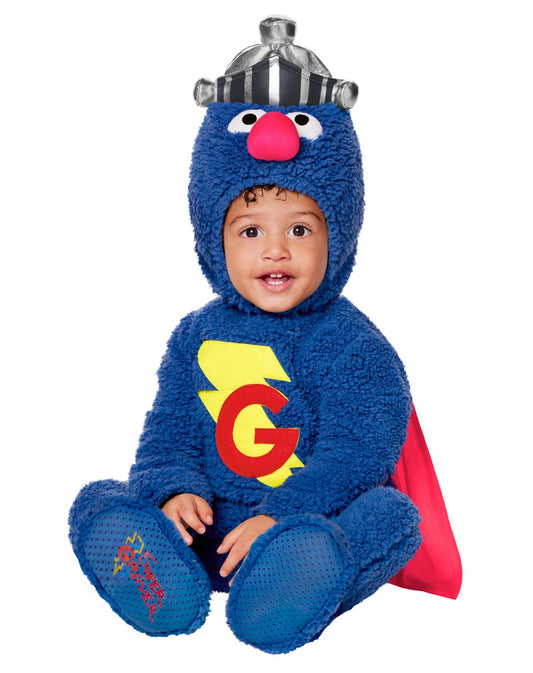 Disfraz de bebé Super Grover - Sesame Street