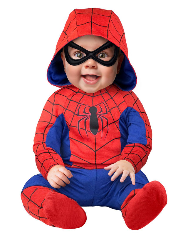 Disfraz con capucha de Spider-Man para bebé