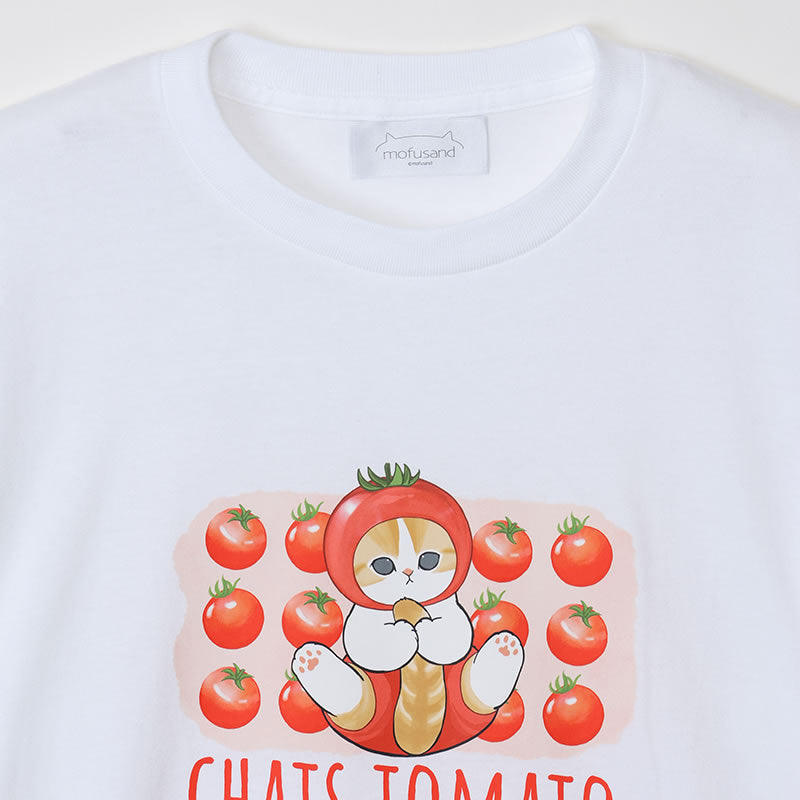 Polera mofusand de tomate blanca