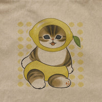 Bolso tote Mofusand limón beige