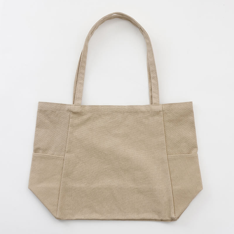 Bolso tote Mofusand limón beige