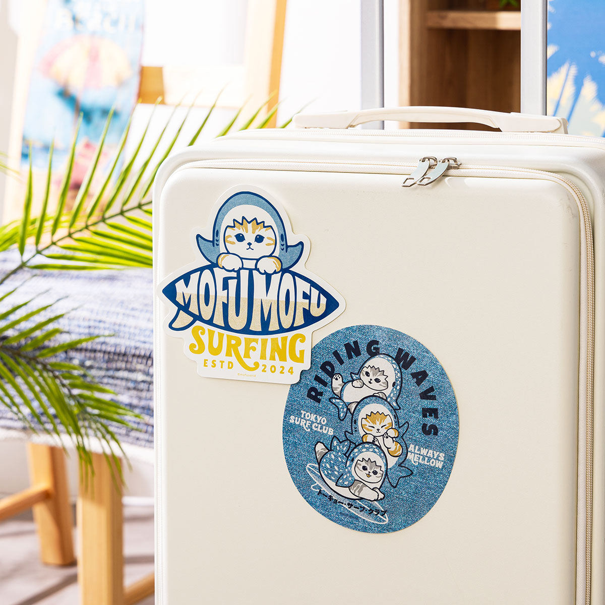 Sticker grande Mofusand Board Shark