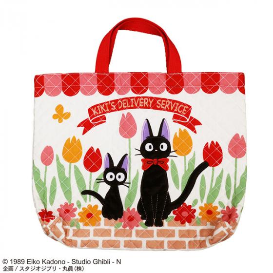 Bolso Jiji y campo de tulipanes