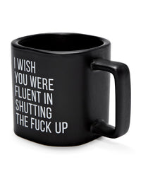 Taza de café Wish You Were Fluent – 20 oz