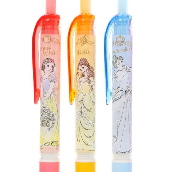Set de 6 lápices pasta negros Disney Princess
