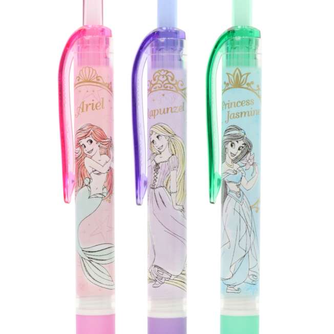 Set de 6 lápices pasta negros Disney Princess