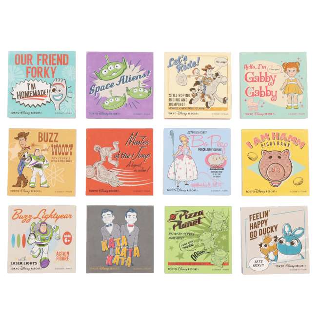 Set de 12 blocs de notas de Toy Story