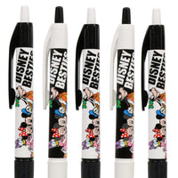 Set de 5 lápices pasta negros de Mickey Mouse