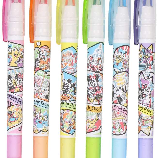 Set de 6 destacadores Mickey Mouse y sus amigos