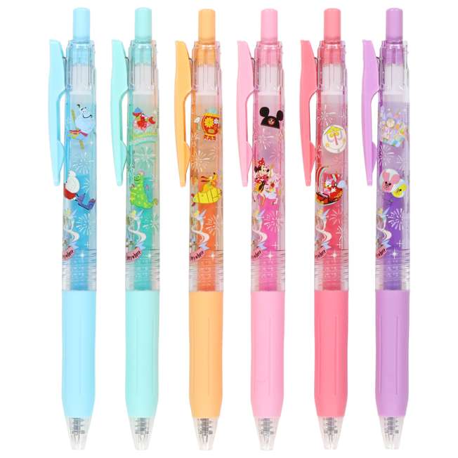 Set de 6 lápices pasta Sarasa Disney