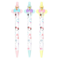 Set de 3 bolígrafos negros de Minnie Mouse