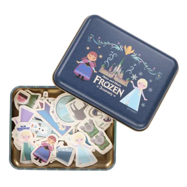 Lata con stickers de Frozen