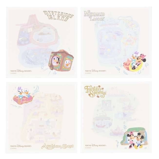 Block de notas Tokyo Disney Resort