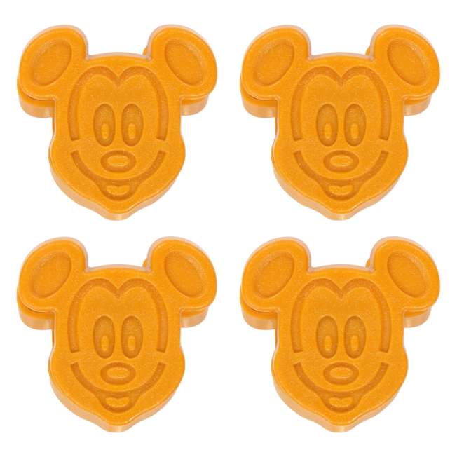 Set de 4 clips de waffles de Mickey