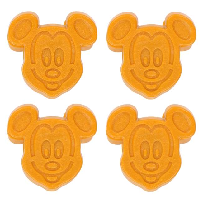 Set de 4 clips de waffles de Mickey