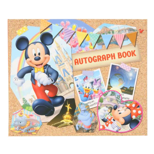 Libro de autógrafos de Mickey Mouse y sus amigos