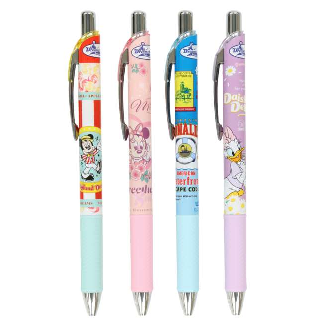 Set de 4 bolígrafos EnerGel de Mickey Mouse y sus amigos