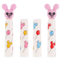 Set de 4 lápices 2B con capuchones de Mickey y Minnie