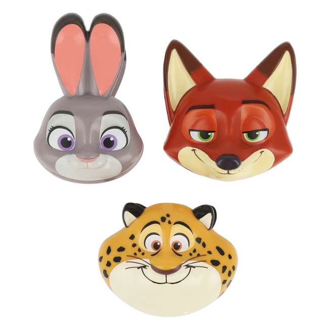 Set de 3 clips de Zootopia