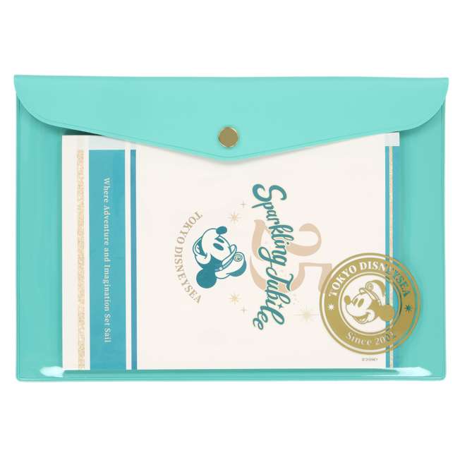Cuaderno A5 de Mickey con funda - DisneySea 25 años