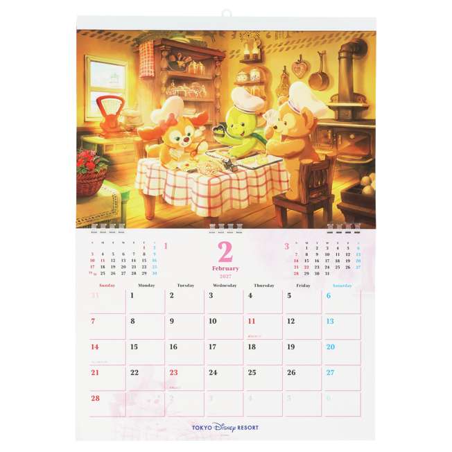 Calendario de pared 2027