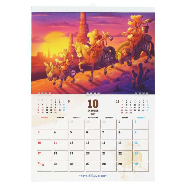 Calendario de pared 2027