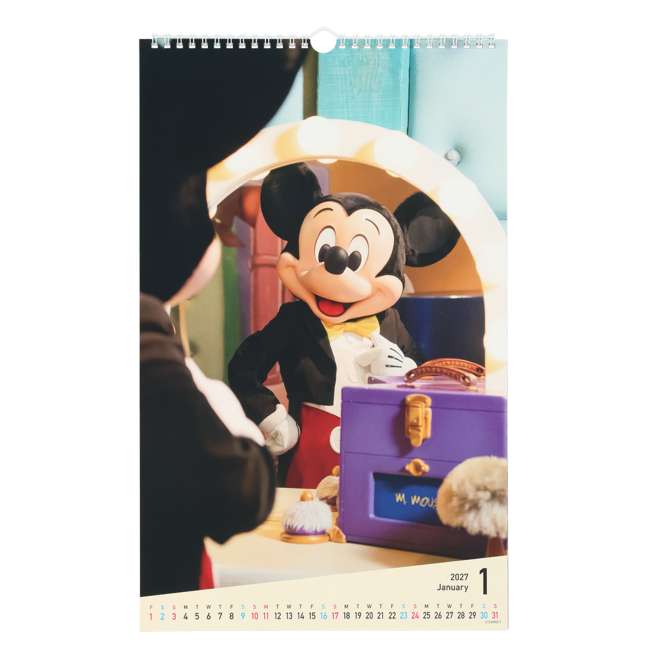 Calendario mural 2027 de Mickey Mouse