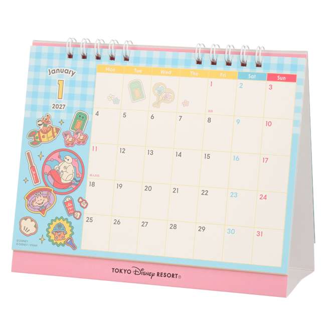 Calendario de escritorio 2027 Mickey Mouse y sus amigos