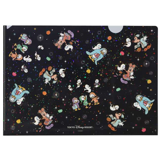 Set de 2 carpetas transparentes de Mickey Mouse Halloween