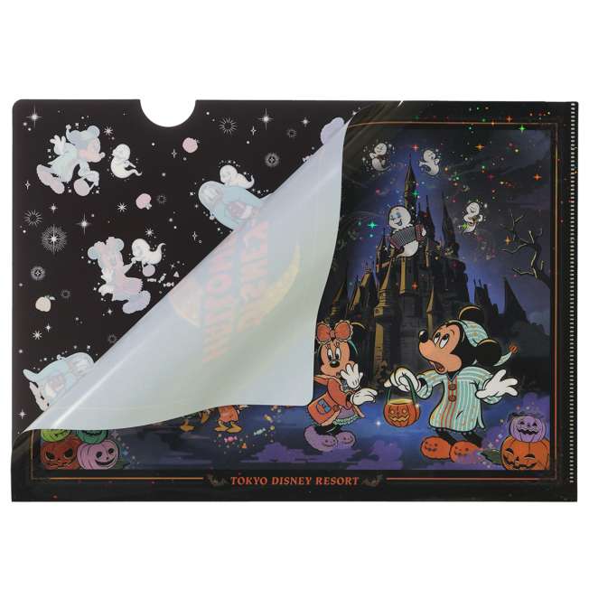Set de 2 carpetas transparentes de Mickey Mouse Halloween