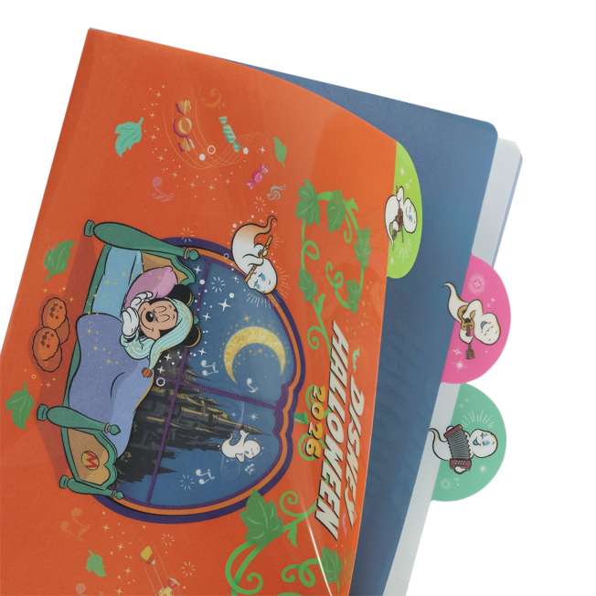 Set de 2 carpetas transparentes de Mickey Mouse Halloween