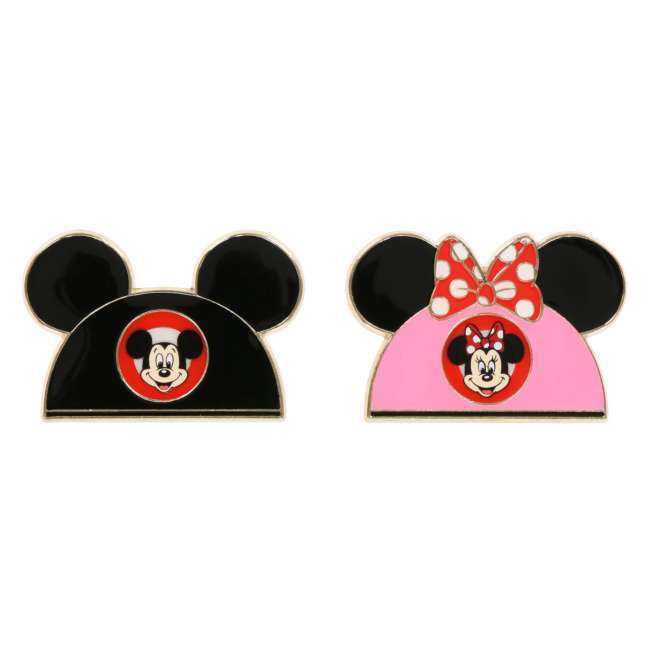 Set de 2 pines de Mickey y Minnie