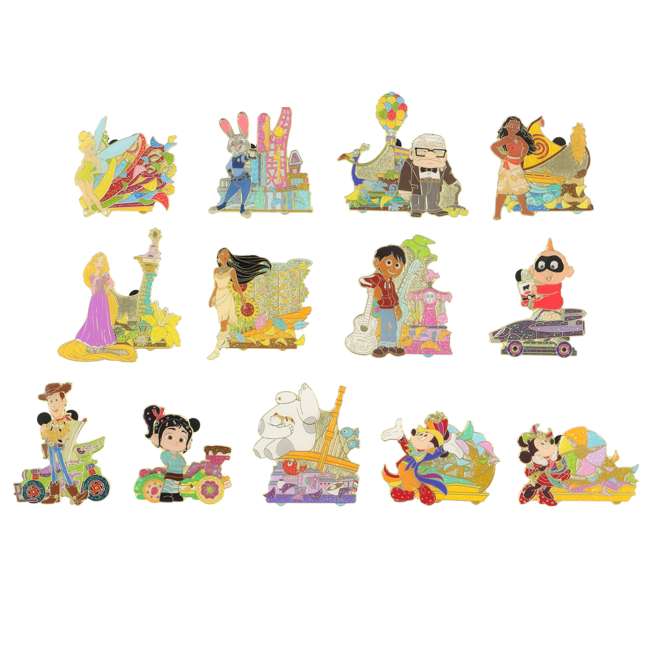 Set de 13 pines de Tokyo Disneyland