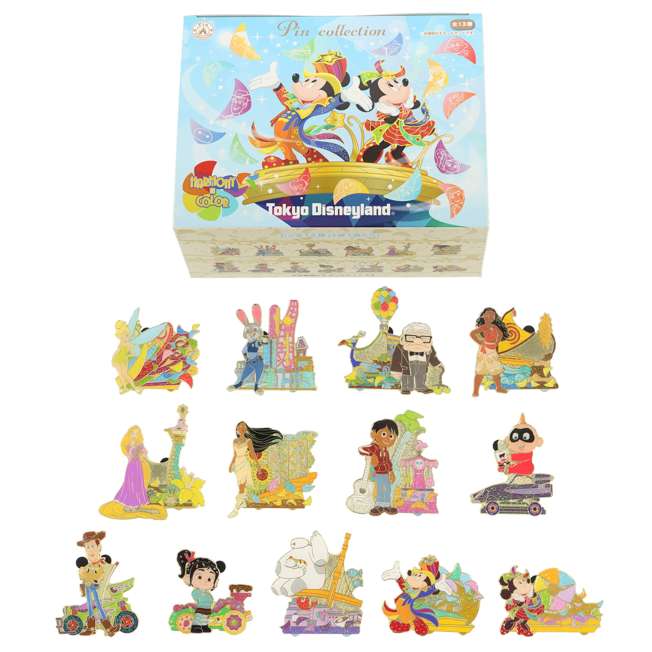 Set de 13 pines de Tokyo Disneyland