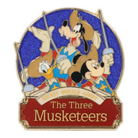 Pin de Mickey, Donald y Goofy