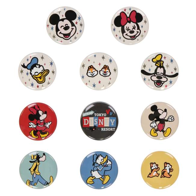 Set de 2 pines de Mickey Mouse y sus amigos