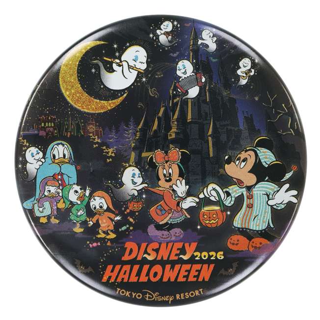 Insignia tipo botón Mickey y sus amigos - Halloween Disney