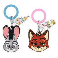 Set de 4 llaveros de Zootopia