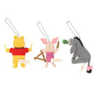 Set de 3 llaveros de peluche de Winnie the Pooh