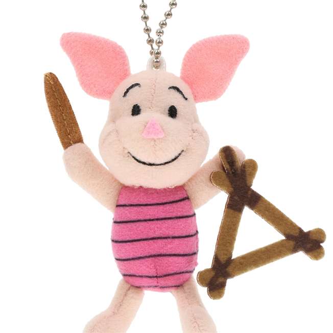 Set de 3 llaveros de peluche de Winnie the Pooh