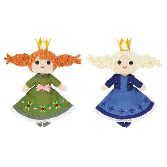 Set de 2 peluches de Anna y Elsa