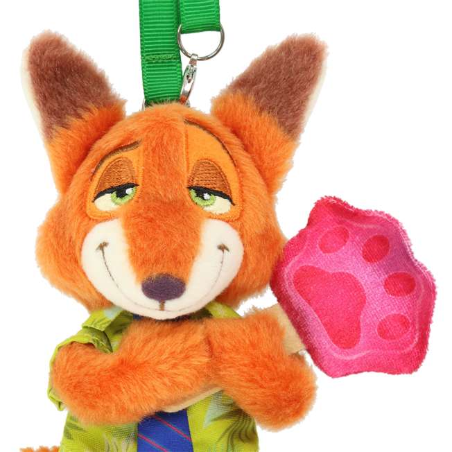 Llavero de peluche de Nick, de Zootopia