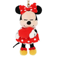 Set de 2 llaveros de peluche Mickey y Minnie