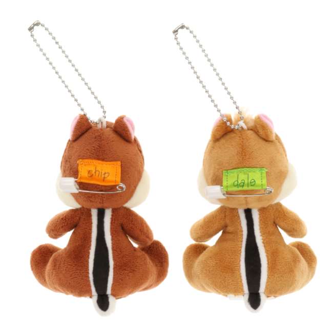 Set de 2 pines de peluche de Chip y Dale