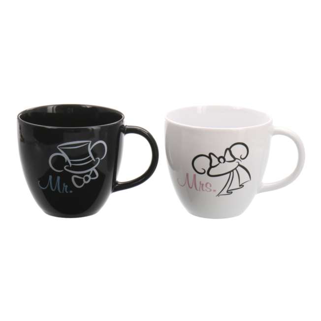 Set de 2 tazones de Mickey y Minnie