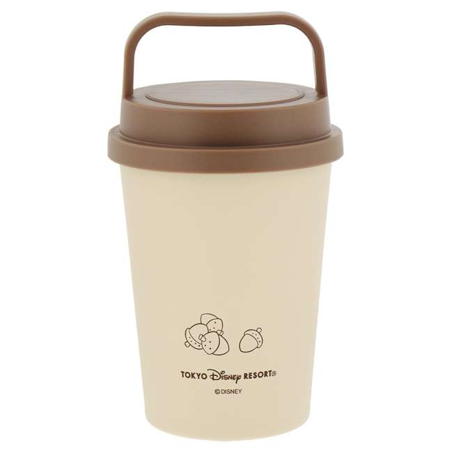 Vaso con tapa Chip y Dale
